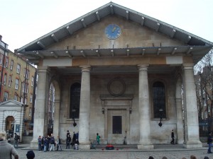 Footsteps of Eliza Doolittle: St. Paul's Church, Covent Garden, London